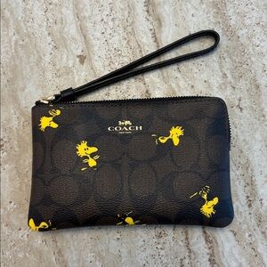 Coach Large Corner Zip Wristlet